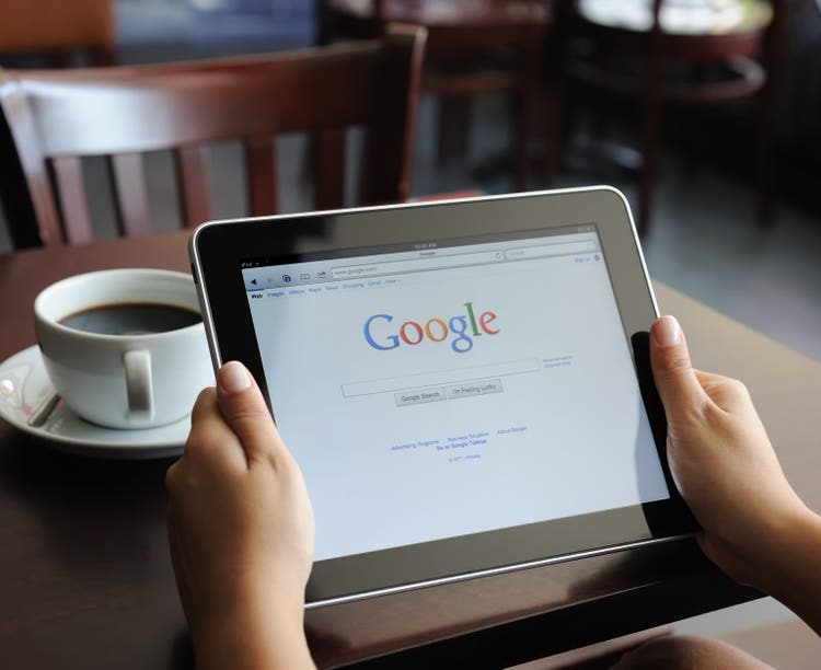 google on an ipad