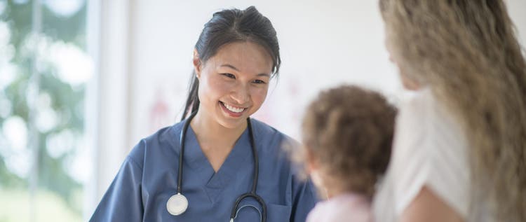 doctor with patient