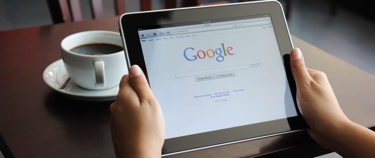 google on an ipad
