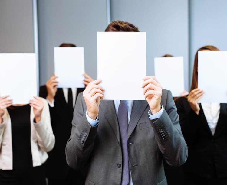 Group of unrecognizable business people. Human resources concept