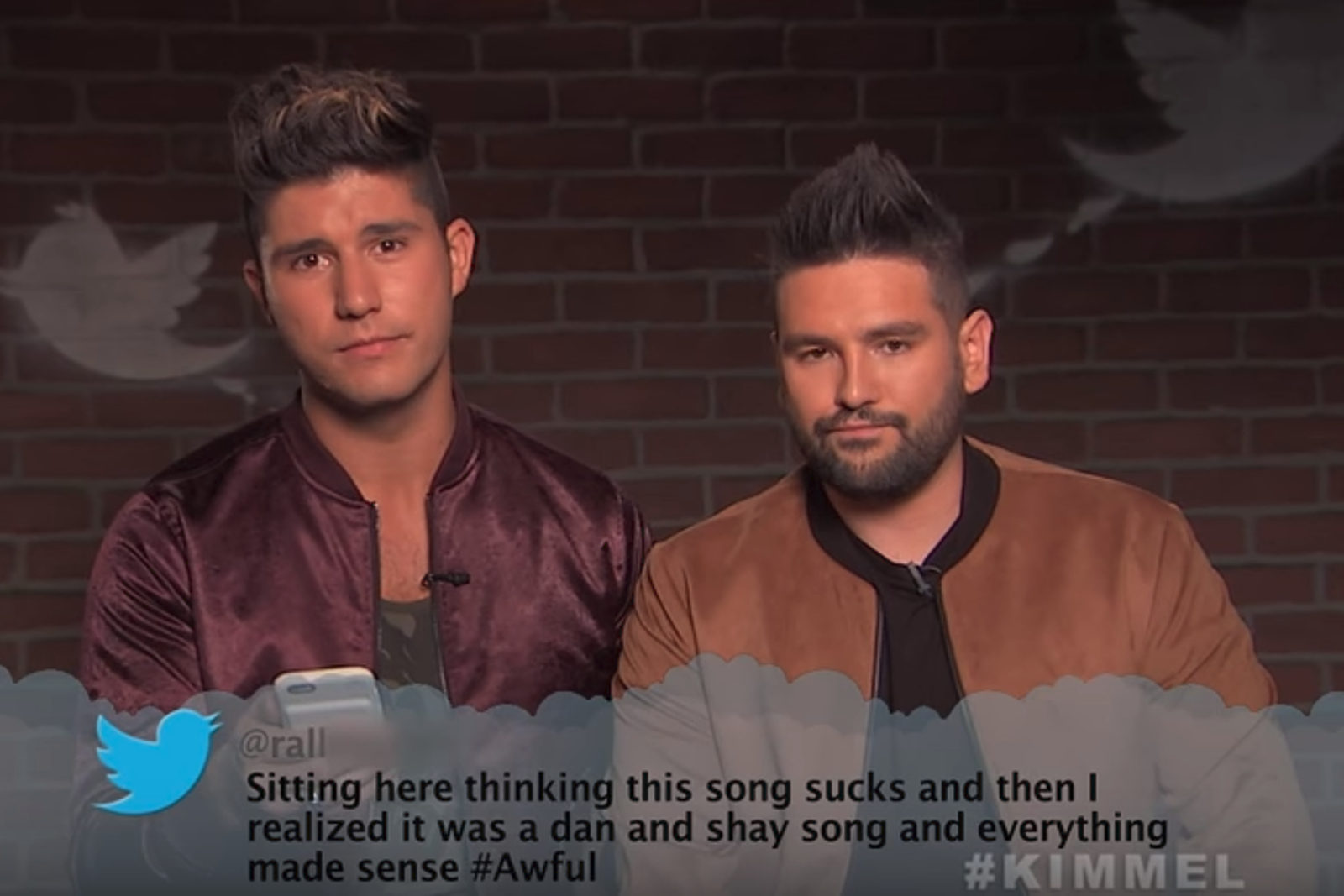 Mean tweets about Dan and Shay