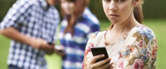 Teenage Girl Victim Of Bullying By Text Messaging