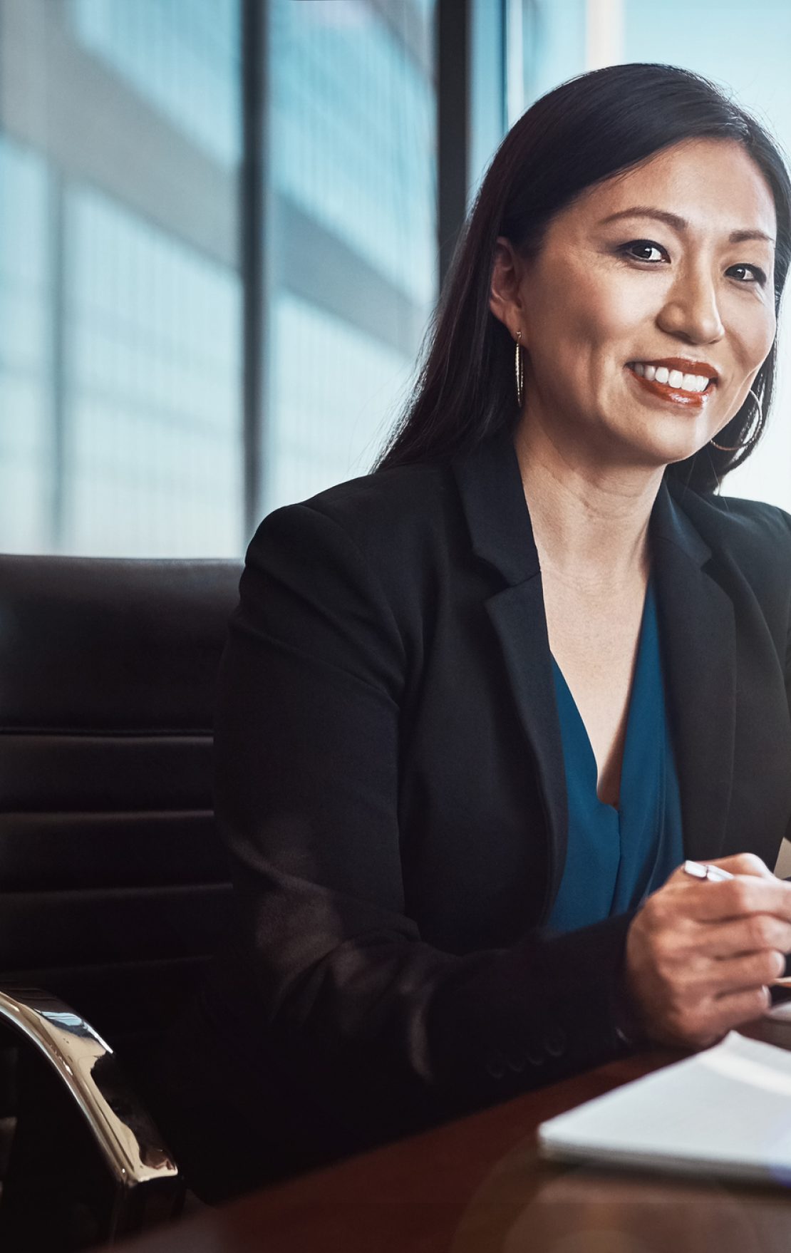 Cropped portrait of a mature businesswoman working in her office