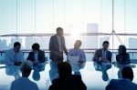 executives in a boardroom
