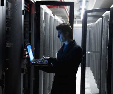 computer engineer in data center