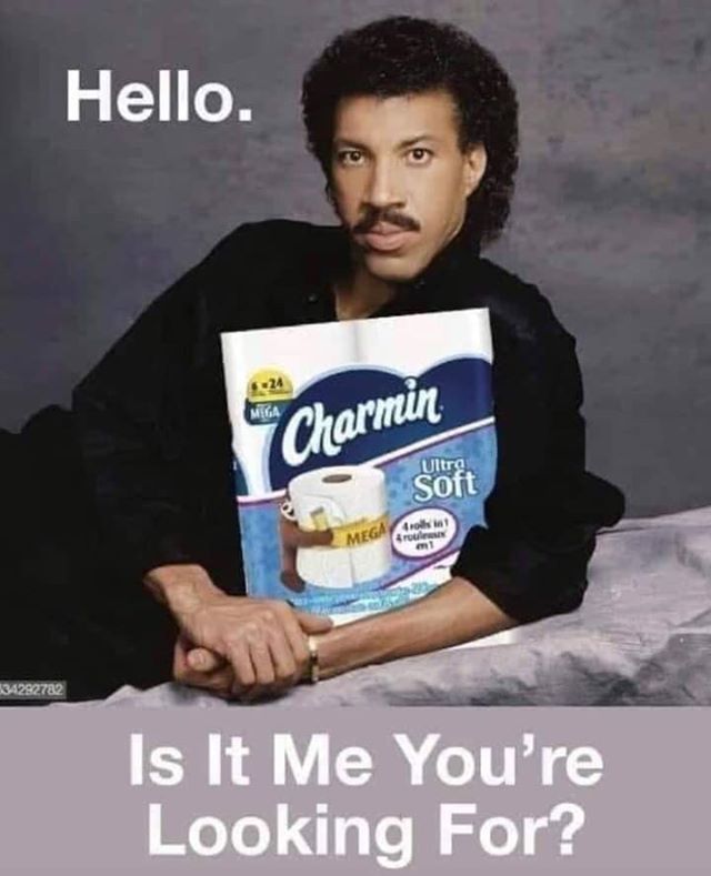 Meme of Lionel Richie and TP.